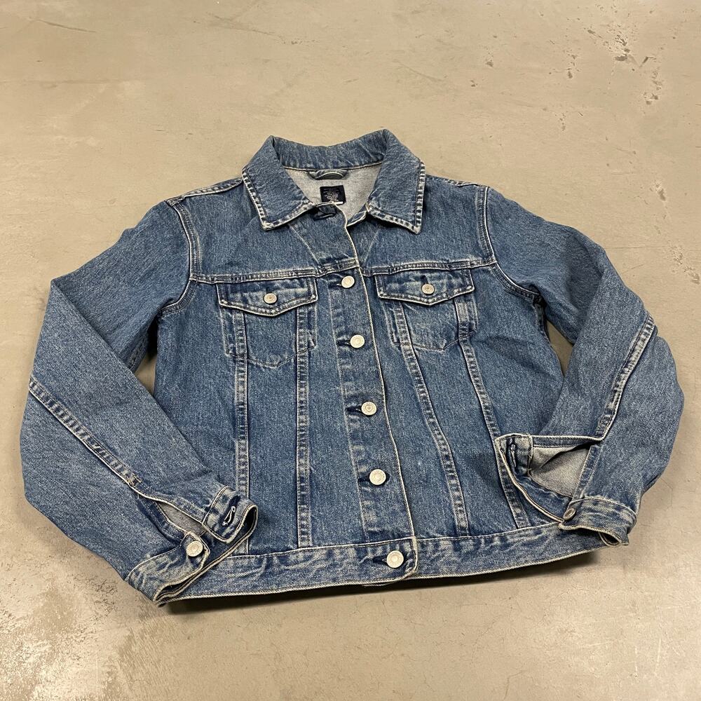 vintage y2k denim gap trucker jacket